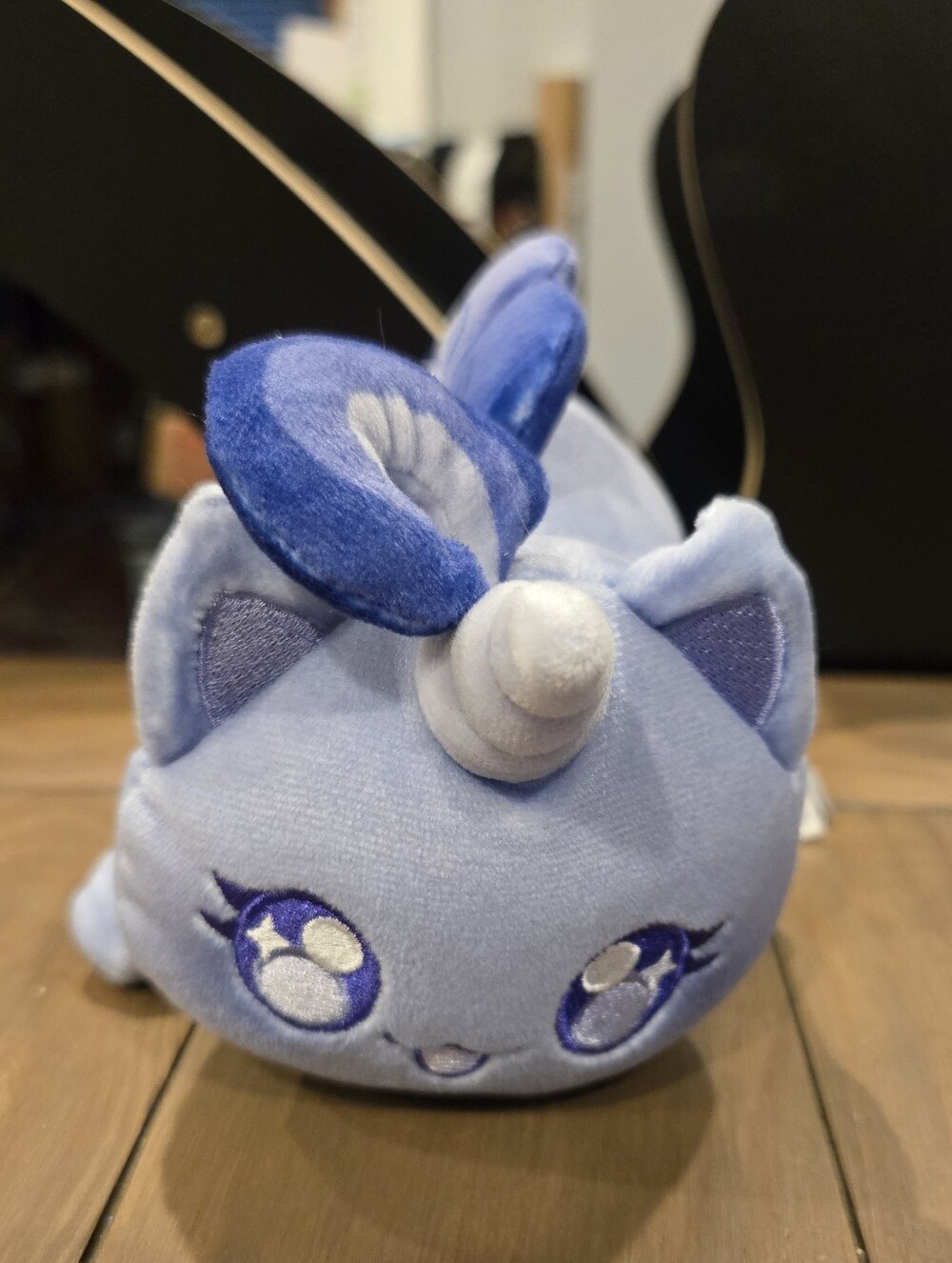Aphmau MeeMeows 6" Violet Blue Unicorn Cat Plush